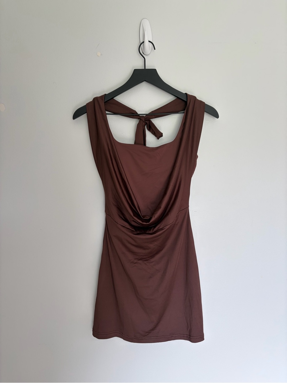 2 piece Cowl Neck Dress with top